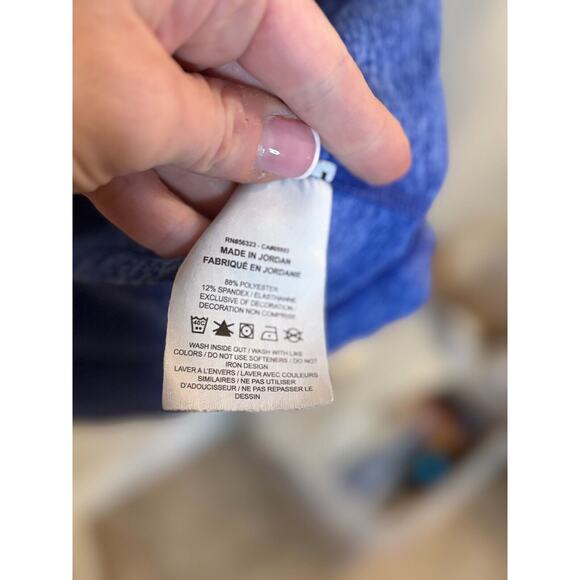 Nike Womens Element 1/2 Zip Running Top Blue Size M 6-10 - Picture 5 of 6